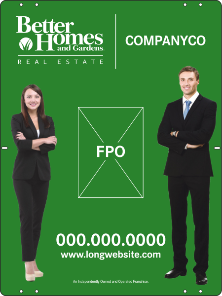 Sign Panel, 24 GA Steel 24h x 18w