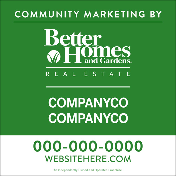 Commercial Sign Panel, SF, 48h x 48w, 3mm Aluminum Composite