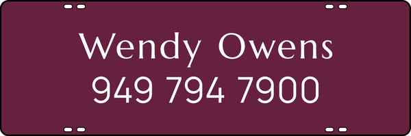 Agent Sign Rider, 8h x 24w, Steel