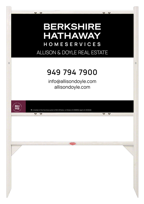 Angle Iron Frame and Office Sign Panel Unit, 24h x 30w, Steel