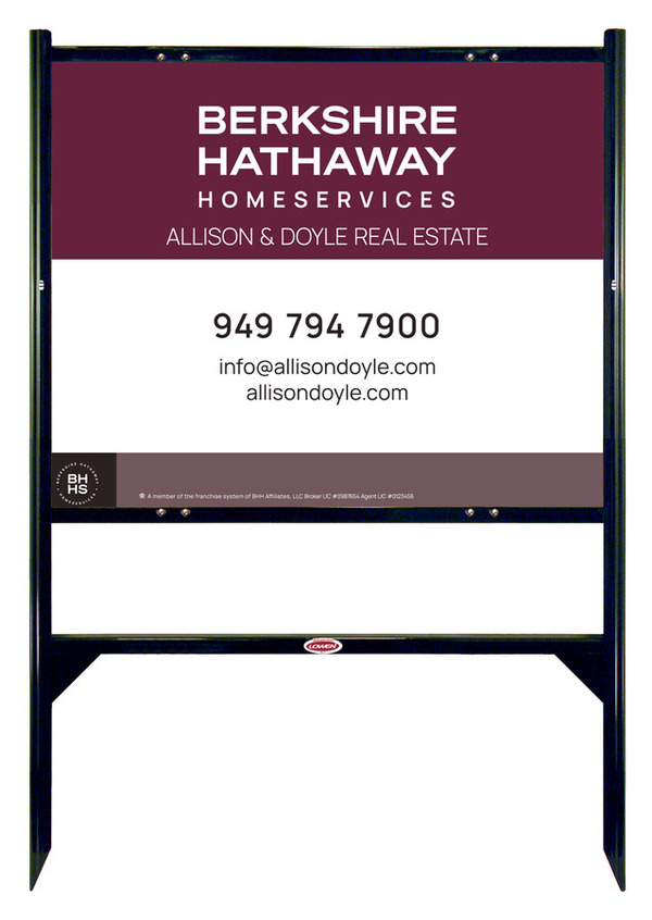 Angle Iron Frame and Office Sign Panel Unit, 24h x 30w, Steel