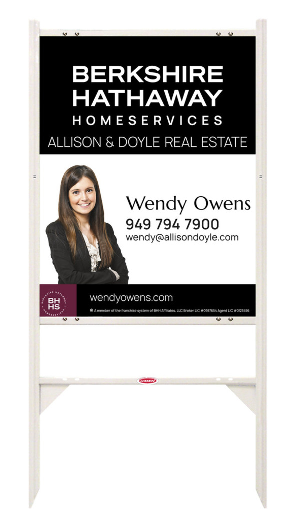 Angle Iron Frame and Cut Out Photo Sign Panel Unit, 30h x 24w, Steel