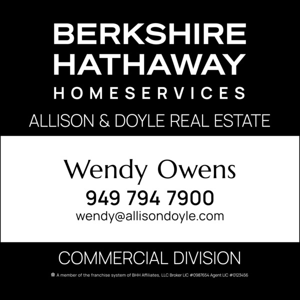 Commercial Division Agent Sign Panel, SF, 48h x 48w, 10mm corrugated plastic