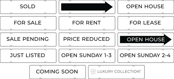 Message Sign Riders, 6h x 24w, Steel