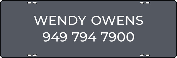 Agent Sign Rider, 8h x 24w, Steel