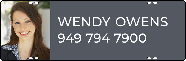 Agent Photo Sign Rider, 8h x 24w, Steel