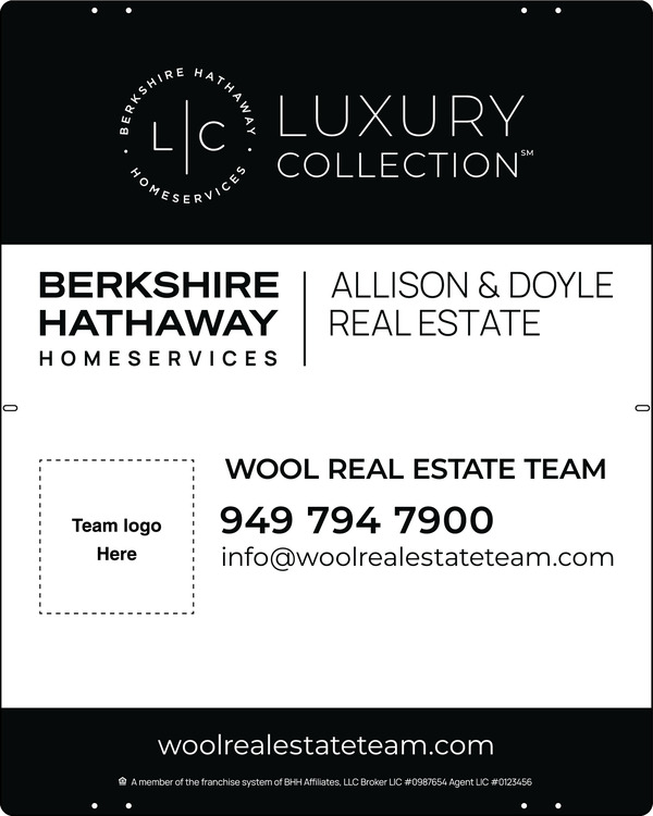 Team Logo Sign Panel, 30h x 24, Steel