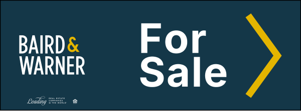 Directional Office For Sale w No QR Code Sign Panel, 9h x 24w, 4mm Corrugated