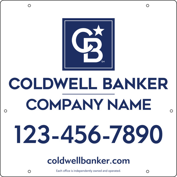 Office Hanging Sign Panel, 24h x 24w, .063 Aluminum