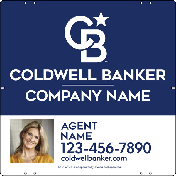 Agent Photo Sign Panel, 24h x 24w, .040 Aluminum