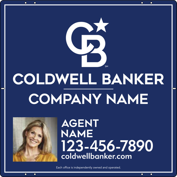 Agent Photo Sign Panel, 24h x 24w, .040 Aluminum