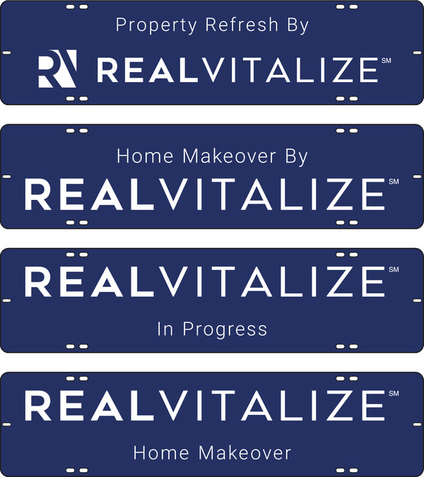 Realvitalize Message Sign Riders, 6h x 24w, 3MM Aluminum Composite