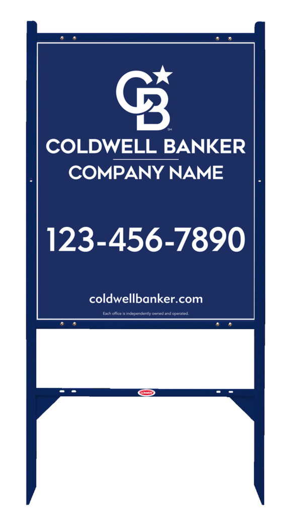Angle Iron Frame and Office Sign Panel Unit, 30h x 24w, Steel