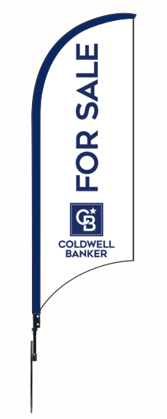 Real Estate FOR SALE FEATHER FLAG AND POLE, 9-foot