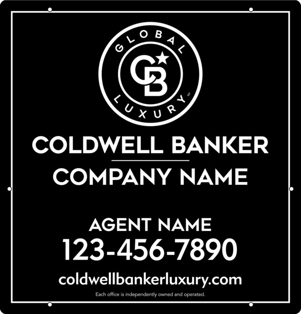 Agent Hanging Sign Panel, 25h x 24w, 3MM Aluminum Composite