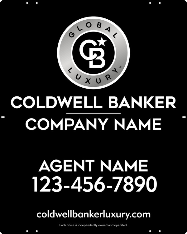 Agent Sign Panel, 30h x 24w, 3MM Aluminum Composite