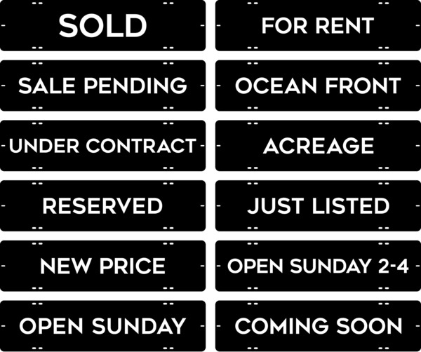 Message Sign Riders, 6h x 24w, 3MM Aluminum Composite