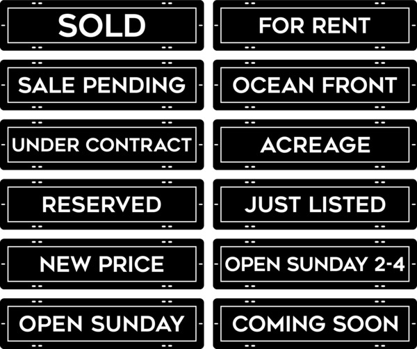 Message Sign Riders, 6h x 24w, 3MM Aluminum Composite