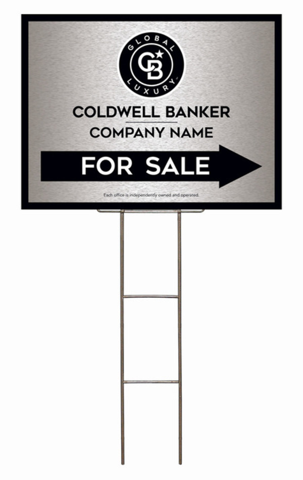 Wire H-Stake and Office For Sale Sign Panel Unit, 18h x 24w, 4mm Corrugated