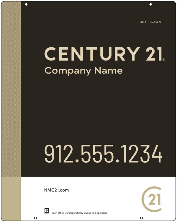 Steel Hanging Panel 30x24 DF - Century 21 | Lowen Sign