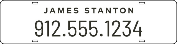 Steel Agent Name Rider 6x24 - Century 21 | Lowen Sign