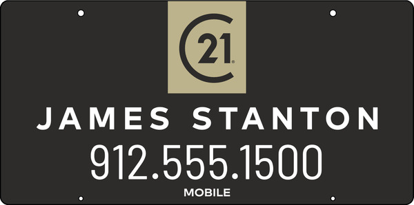 Aluminum Composite Agent Centric Hanging Rider 12x24 - C21 | Lowen Sign