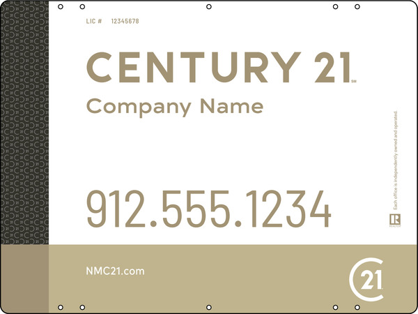 Aluminum Composite Yard Panel 18x24 DF - Century 21 | Lowen Sign