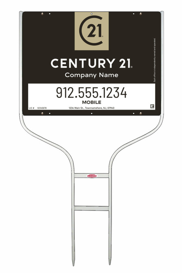 Round Rod Frame and Office Sign Panel Unit, 18h x 24w