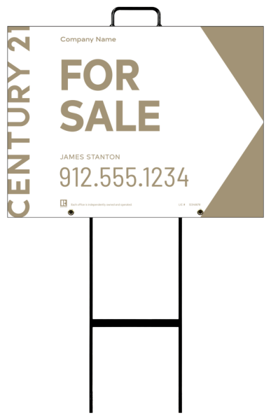 Corrugated Grab and Go Agent For Sale Unit 18x24 - C21 | Lowen Sign