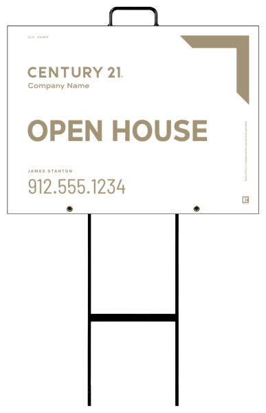 Corrugated Grab and Go Agent Open House Unit 18x24 - C21 | Lowen Sign