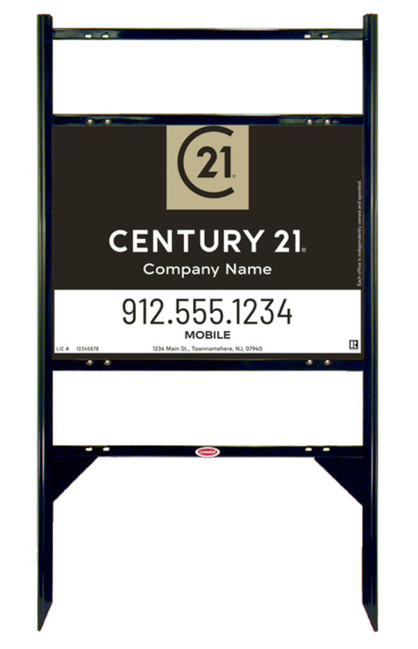 Thor Frame 18x24 Aluminum Composite Dual Rider Office Standard - Century 21 | Lowen Sign