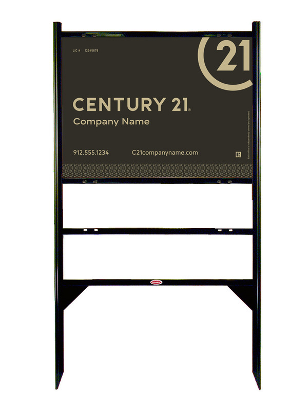 Thor Frame Unit 18x24 Aluminum Single Rider Signature  - Century 21 | Lowen Sign