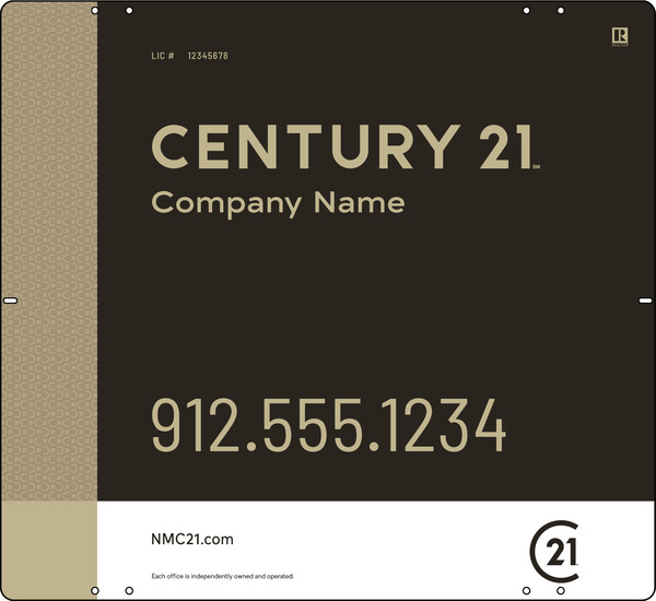 Reflective Sign Panel DF, 22h x 24w, 3mm Aluminum Composite