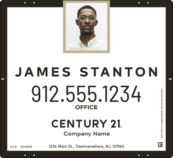 Aluminum Composite Agent Photo Centric Yard Panel 22x24 - C21