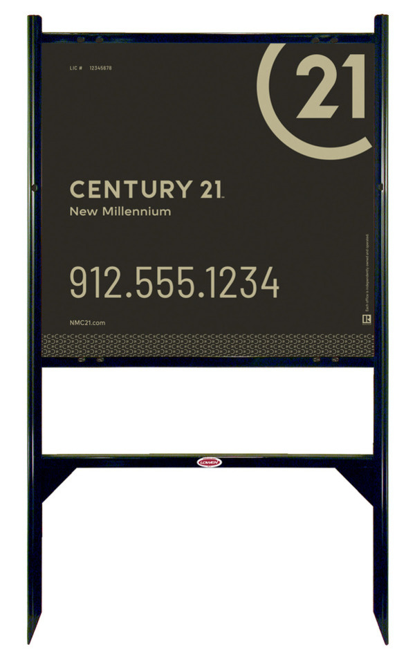 Gibraltar Frame and Steel Panel Unit 22x24 - Century 21 | Lowen Sign