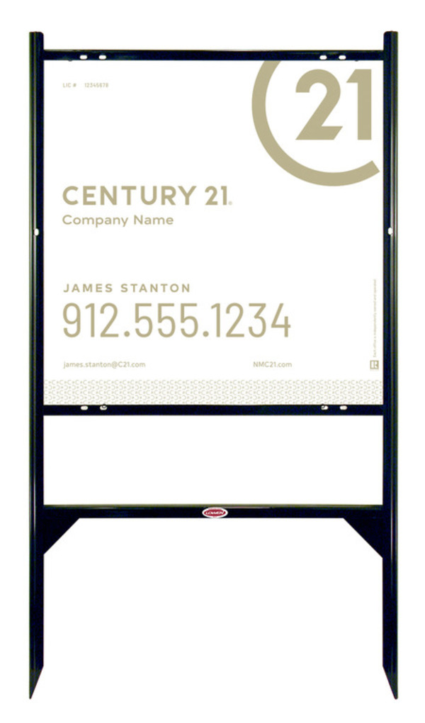 Gibraltar Frame 24x24 Aluminum Agent Standard - Century 21 | Lowen Sign