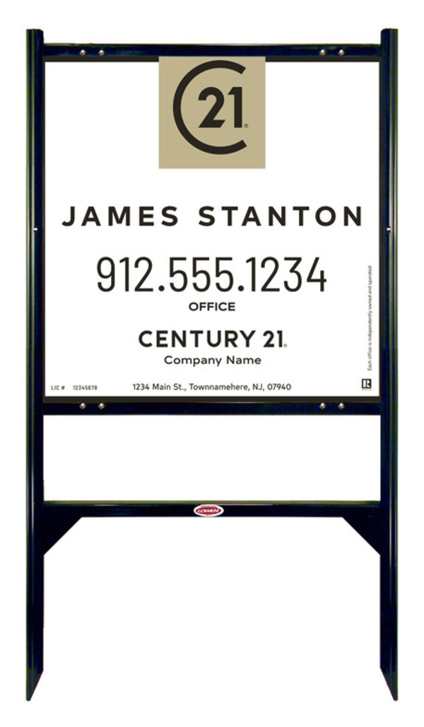 Gibraltar Frame 24x24 Steel Agent Centric Office - Century 21 | Lowen Sign