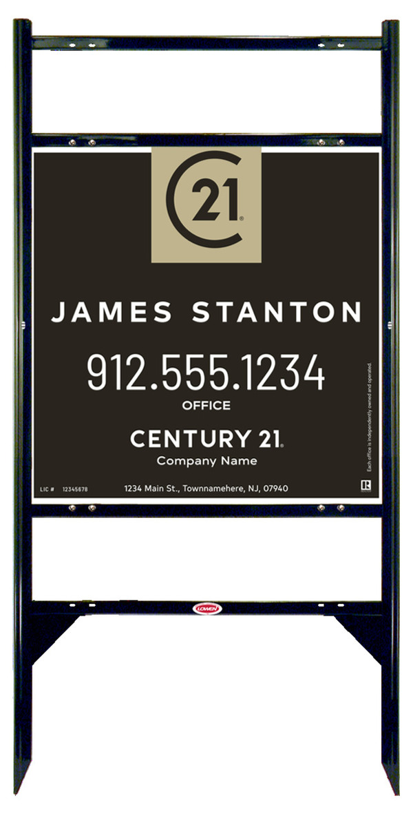 Thor Frame 24x24 Aluminum Agent Centric Office - Century 21 | Lowen Sign