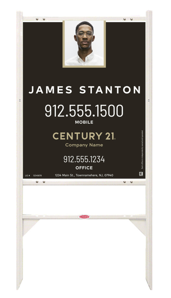 Gibraltar Frame Unit 30x24 Aluminum Agent Photo Centric Property - Century 21 | Lowen Sign