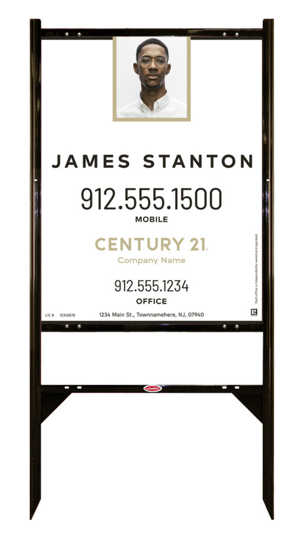 Gibraltar Frame 30x24 Steel Agent Photo Centric - Century 21 | Lowen Sign