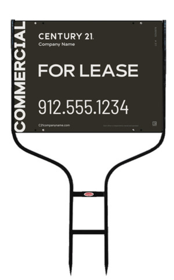 Round Rod Frame and Sign Panel Unit, 18h x 24w