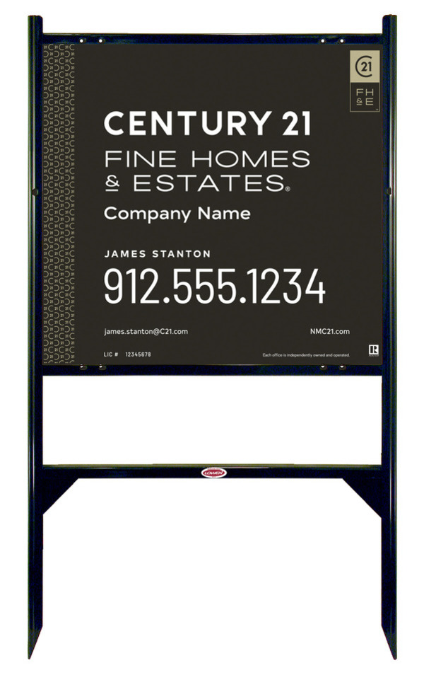 Angle Iron Frame and Sign Panel Unit, 22h x 24w