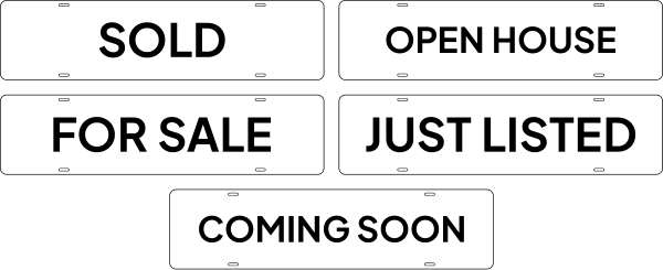 Message Sign Riders, 6h x 24w, 3MM Aluminum Composite