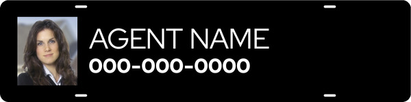 Agent Photo Sign Rider, 6h x 24w