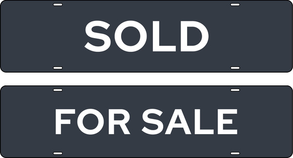 Message Sign Rider, 6h x 24w, Steel