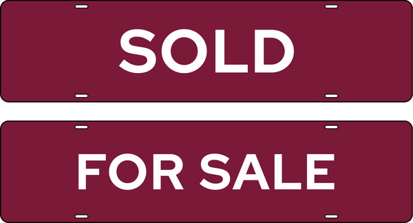 Message Sign Rider, 6h x 24w, Steel