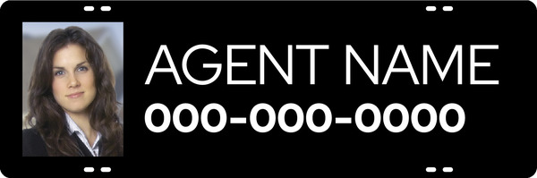 Agent Photo Sign Rider, 8h x 24w