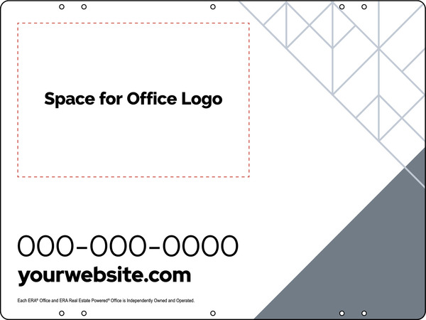 Office Sign Panel, 18h x 24w, Steel
