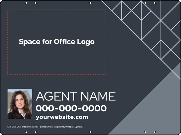 Photo Sign Panel, 18h x 24w, Steel