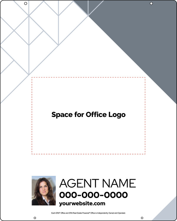 Hanging Photo Sign Panel, 30h x 24w, Steel